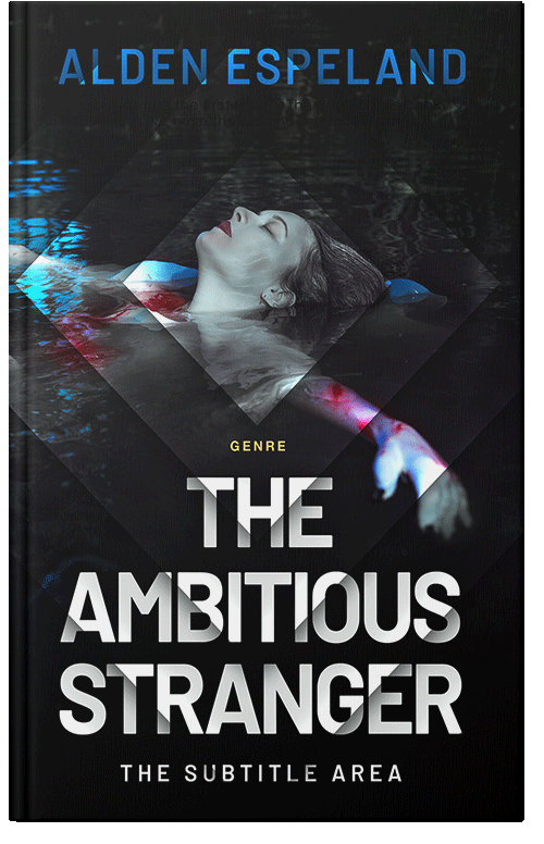 Front view of Premade Mystery & Thriller & Suspense Book Cover - Woodsmoke