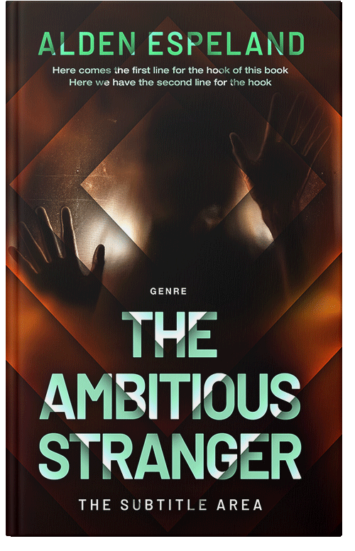 Front view of Premade Mystery & Thriller & Suspense Book Cover - Indian Khaki