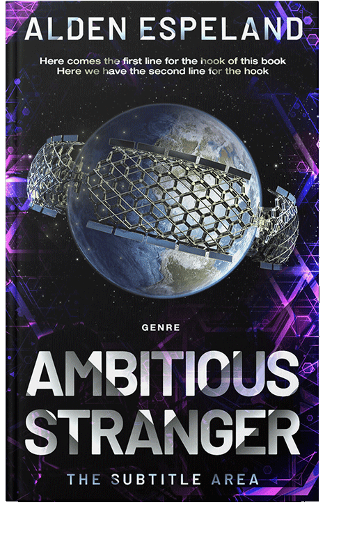 Front view of Gray Suit #9940 - Premade Apocalyptica Book Cover