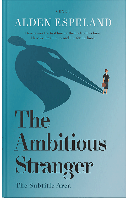 Front view of Fountain Blue #9952 - Premade Self-Improvement & Self-Help Book Cover