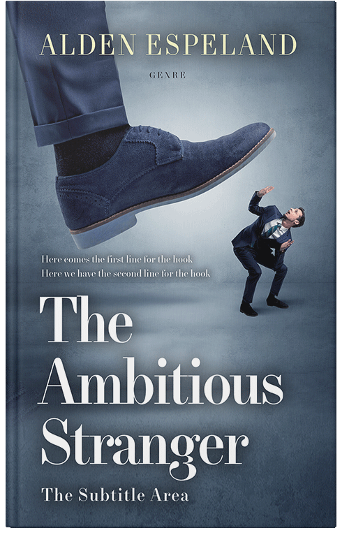 Front view of Blue Bayoux #9953 - Premade Business Book Cover