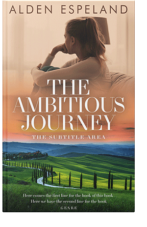 Pre Made Book Cover Tan