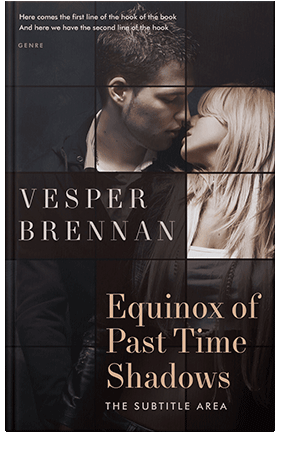 Pre Made Book Cover Cocoa Brown