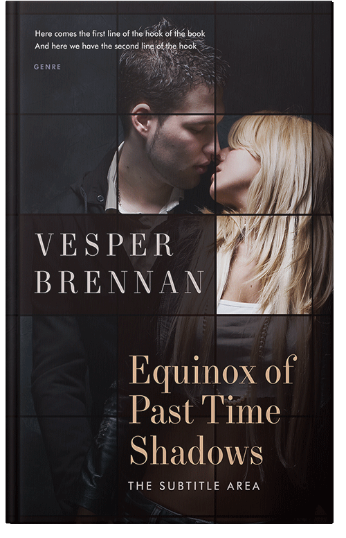 Front view of Premade Erotica Book Cover - Cocoa Brown