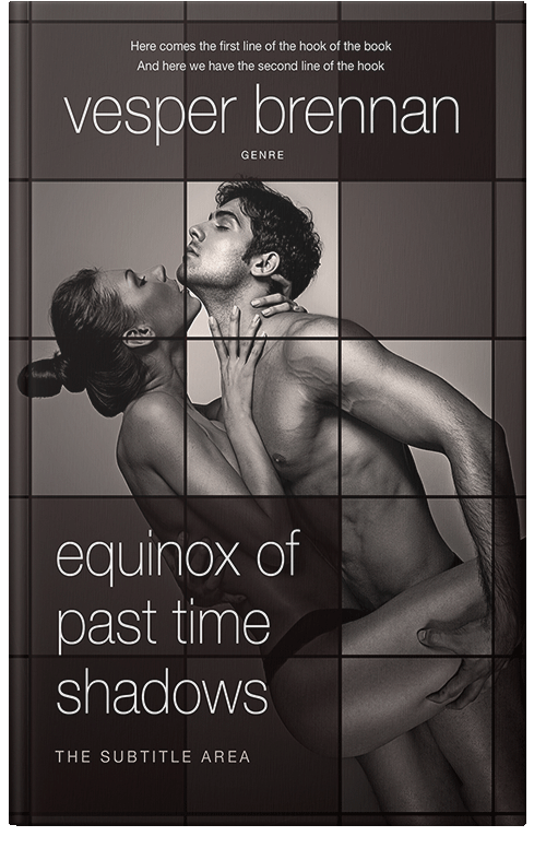 Front view of Cocoa Brown #9967 - Premade Erotica Book Cover