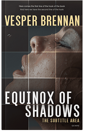 Pre Made Book Cover Cocoa Brown