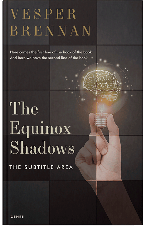 Front view of Cocoa Brown #9976 - Premade Business Book Cover