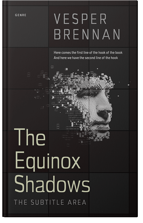 Front view of Premade Science Fiction Book Cover - Cod Gray