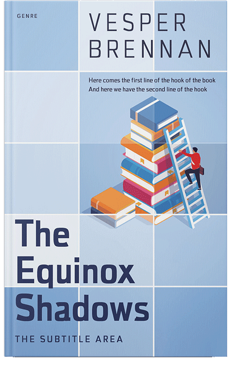 Front view of Spindle #9979 - Premade Business Book Cover