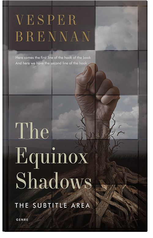 Front view of Premade Surreal Book Cover - Dune