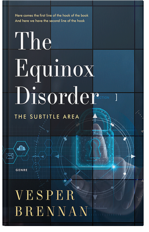 Front view of Premade Business Book Cover - Firefly