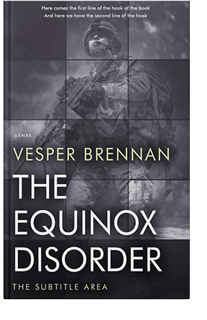 Pre Made Book Cover Ship Gray