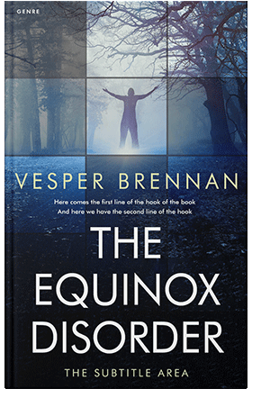 Pre Made Book Cover Ebony