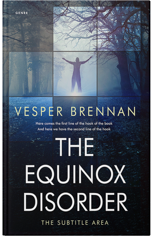 Front view of Premade Mystery & Thriller & Suspense Book Cover - Ebony