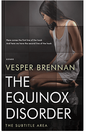 Pre Made Book Cover Cocoa Brown