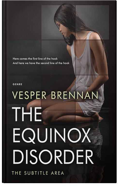 Front view of Premade Erotica Book Cover - Cocoa Brown