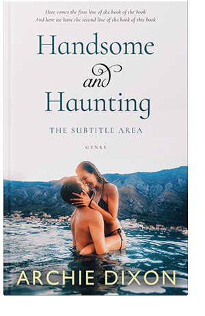 Pre Made Book Cover Bon Jour