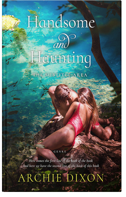 Front view of Rodeo Dust #10004 - Premade Erotica Book Cover