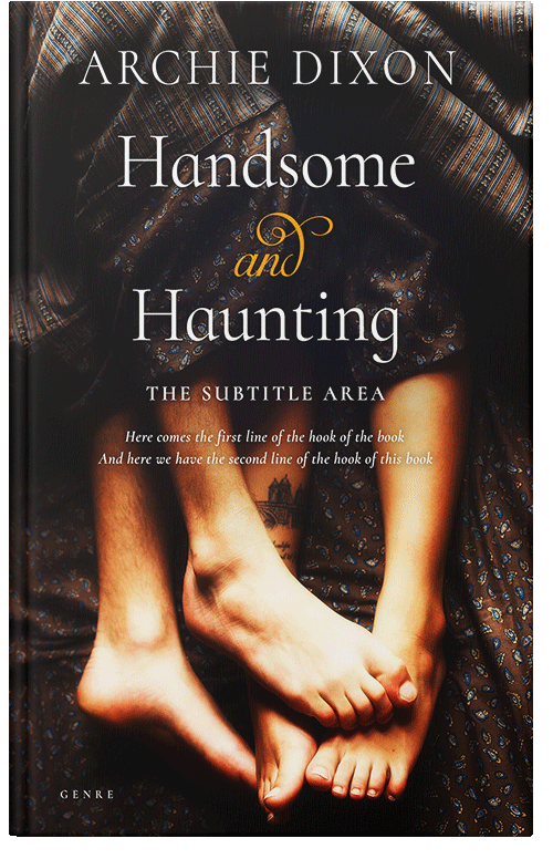 Front view of Gold Sand #10007 - Premade Erotica Book Cover