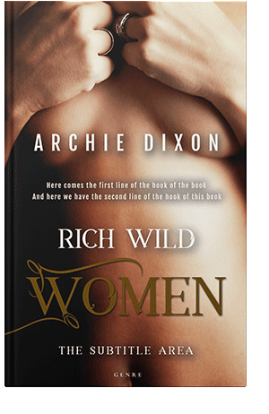 Pre Made Book Cover Tan