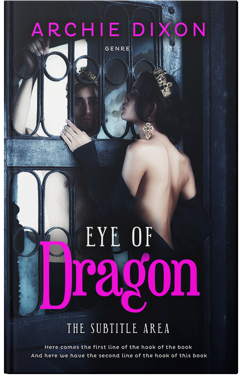 Front view of Premade Erotica Book Cover - Light Orchid