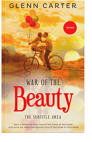 Pre Made Book Cover Wheat