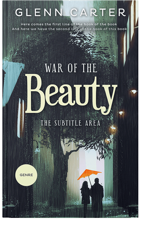 Front view of Outer Space #10038 - Premade Romance Book Cover