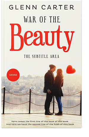 Pre Made Book Cover Ecru White