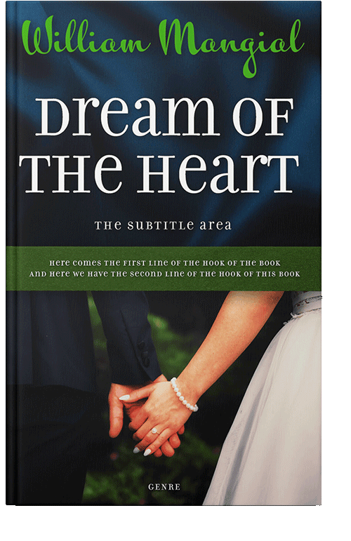 Front view of Cameo #10067 - Premade Romance Book Cover