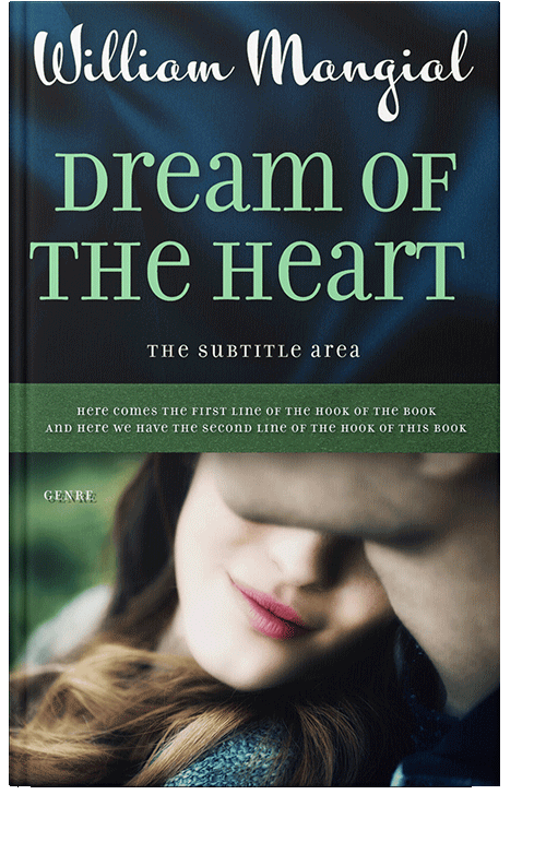 Front view of Eagle #10069 - Premade Romance Book Cover