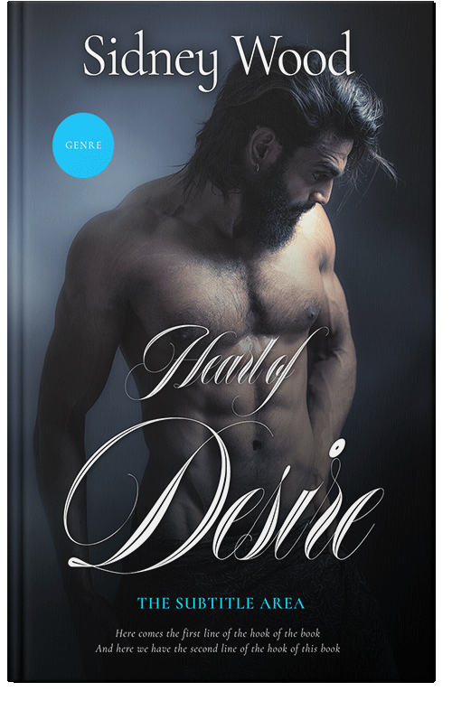 Front view of Premade Erotica Book Cover - Shark