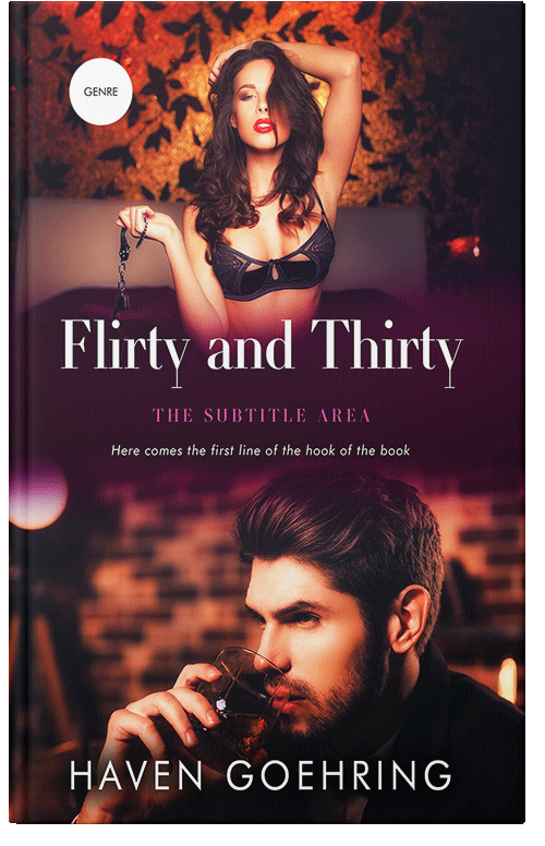 Front view of Japonica #10093 - Premade Erotica Book Cover