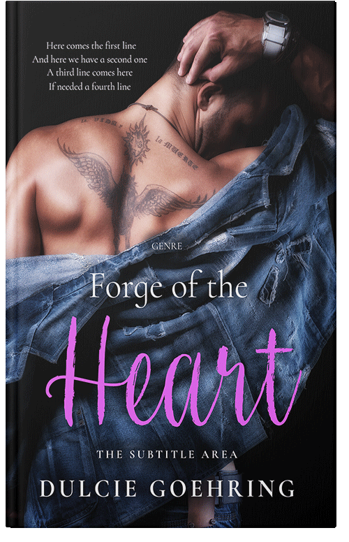 Front view of Viola #10102 - Premade Erotica Book Cover