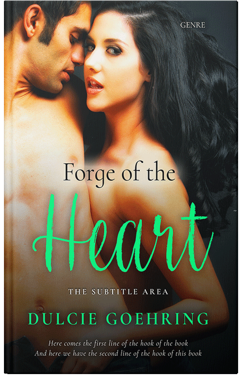 Front view of Gold Sand #10103 - Premade Erotica Book Cover