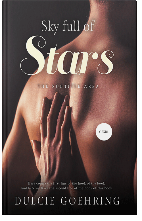 Front view of Premade Erotica Book Cover - Tan