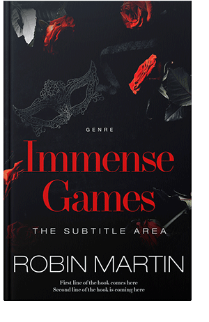 Pre Made Book Cover Ebony