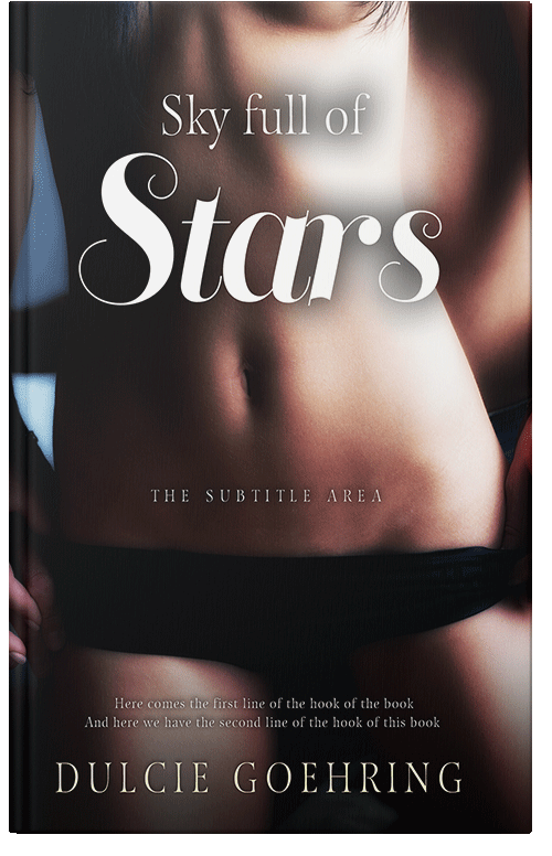 Front view of Clam Shell #10112 - Premade Erotica Book Cover