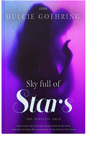 Pre Made Book Cover Heliotrope