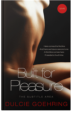 Pre Made Book Cover Tan