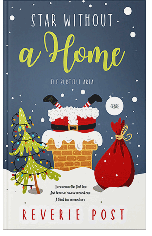 Pre Made Book Cover Gold Sand