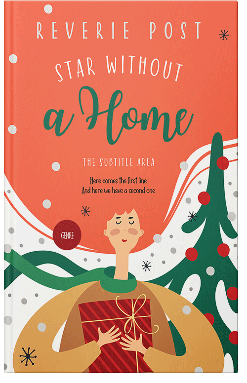 Front view of Premade Chick Lit Book Cover - Jaffa