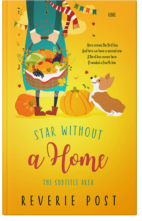 Front view of Premade Family & Parenting Book Cover - Candlelight