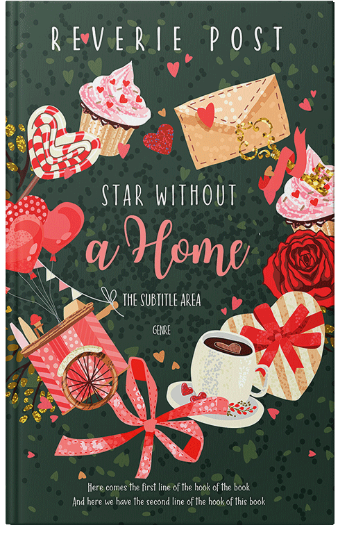 Front view of Premade Romance Book Cover - Heavy Metal