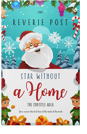 Pre Made Book Cover Aqua Haze