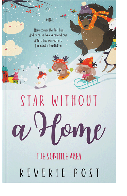 Front view of Aqua Haze #10145 - Premade Nature Book Cover