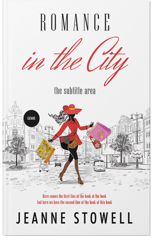 Front view of Premade Chick Lit Book Cover - Swiss Coffee