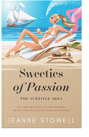 Pre Made Book Cover Grain Brown