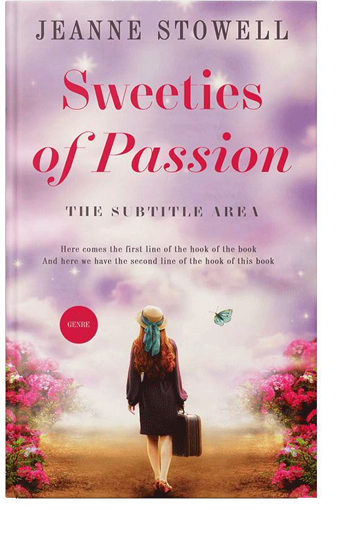 Front view of Pink Flare #10182 - Premade Romance Book Cover