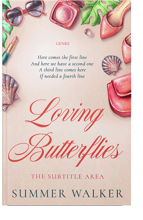 Front view of Pot Pourri #10191 - Premade Chick Lit Book Cover