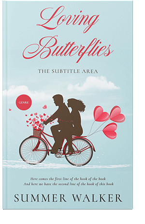 Pre Made Book Cover Swans Down